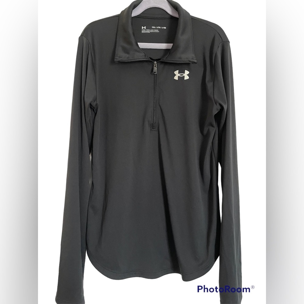 Youth Under Armour Half-Zip Activewear Long sleeve shirt